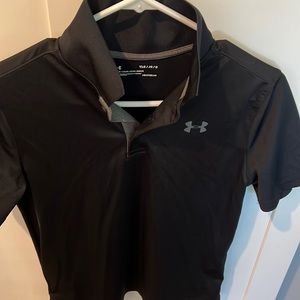 Boys under armor golf polo